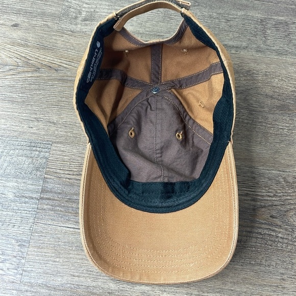 Carhartt Mens Canvas Odessa Baseball Cap, Carhartt Brown, adustable fit - Picture 5 of 9
